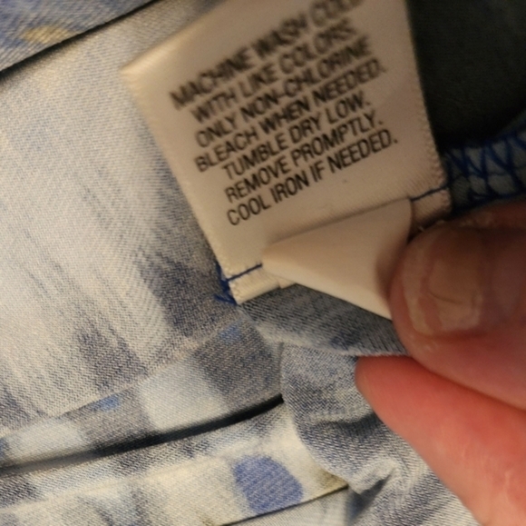 Apt. 9 Amazing Super cute flattering unique slleveless blue shift dress. XL - Picture 13 of 13